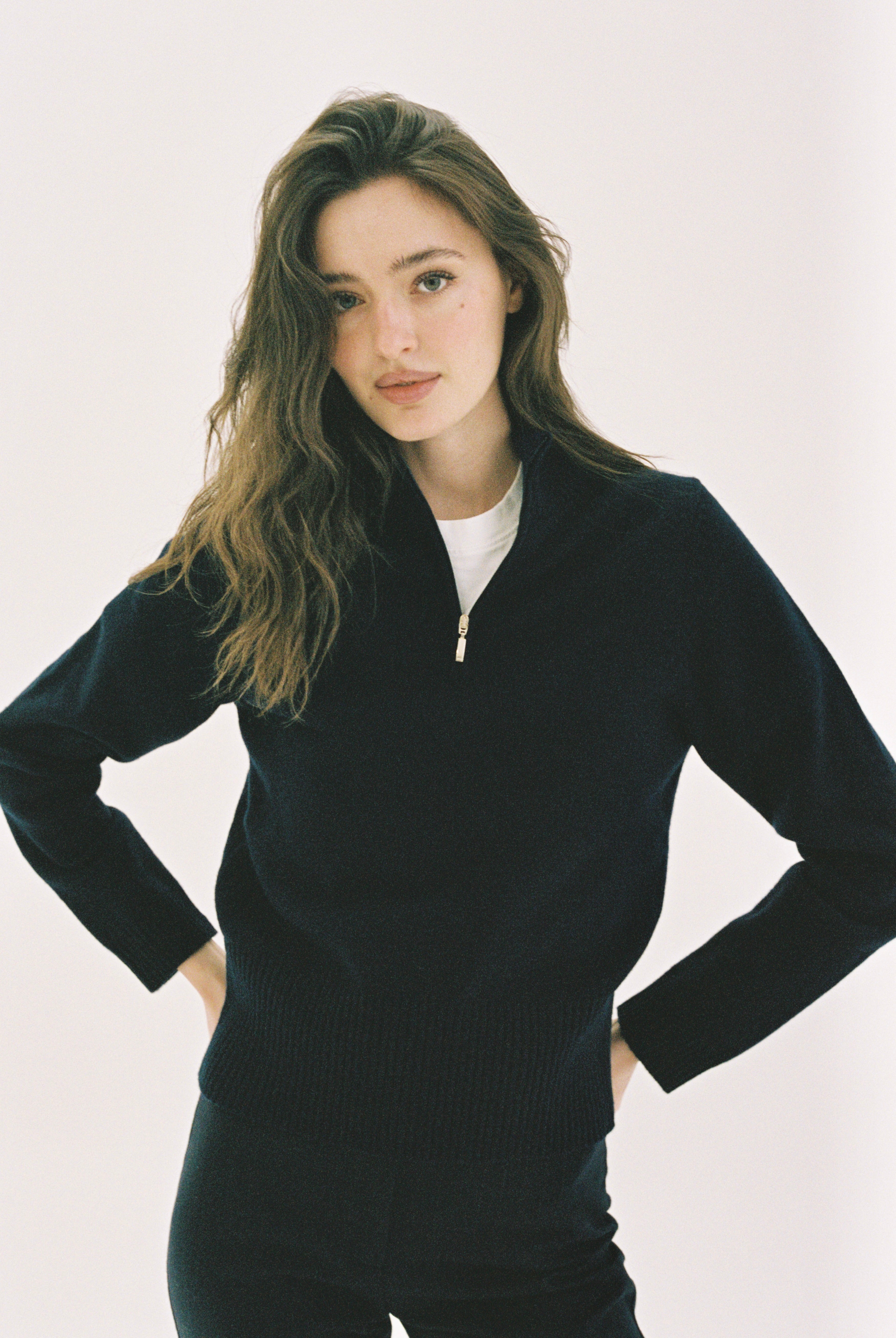 The Quarter Zip (Her Version) - Classic Navy