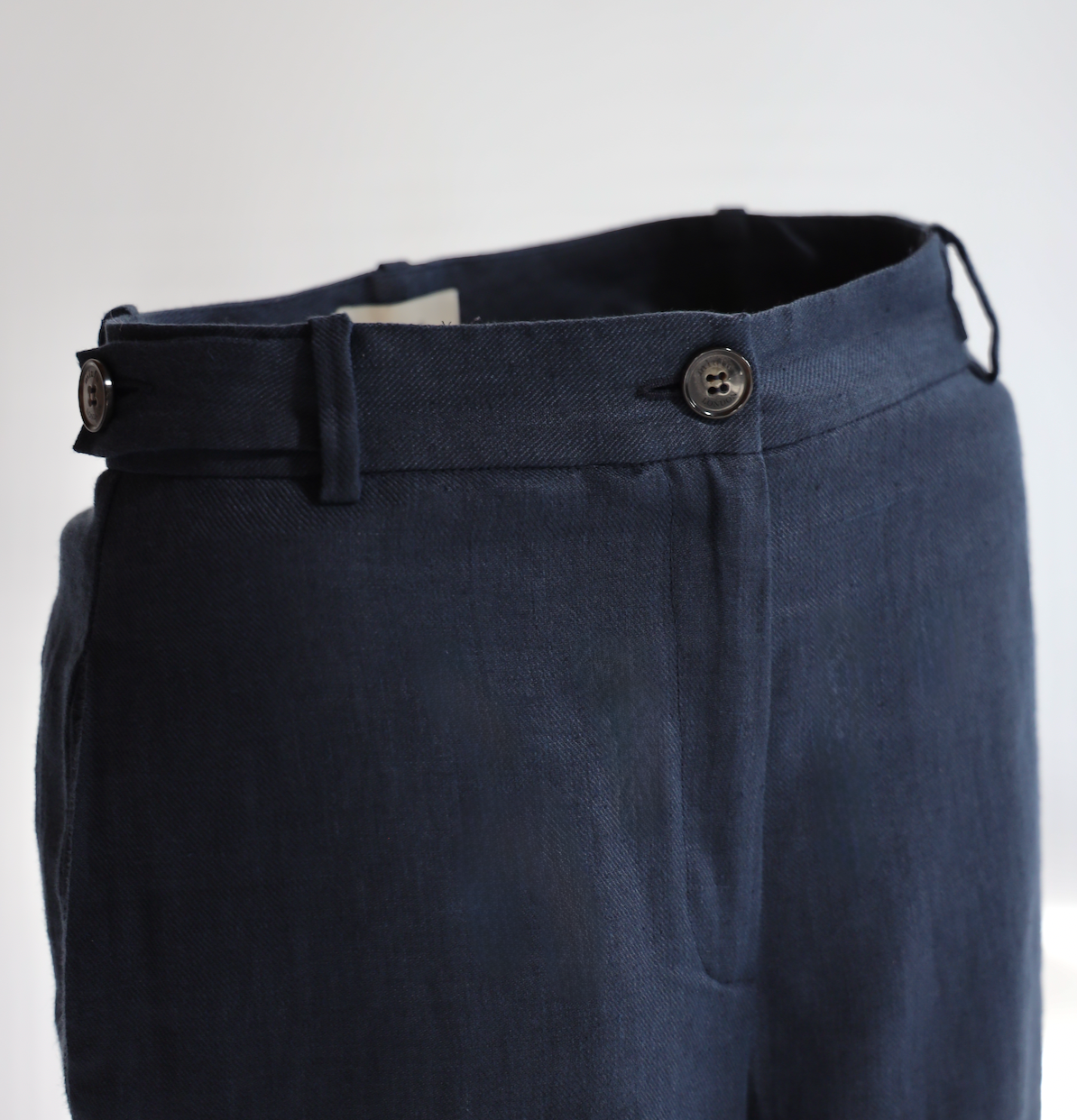 The Jackie Pants in Denim Linen